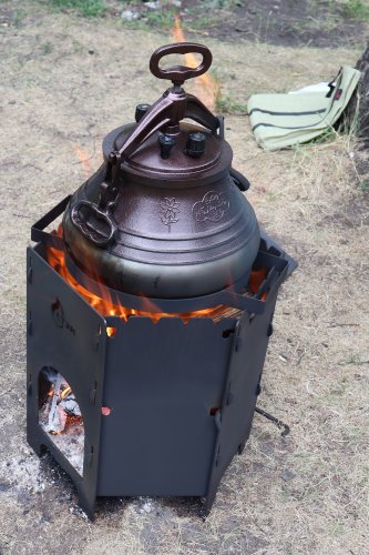 детальное фото печь стэн мангал-казан разборный с сумкой в интернет-магазине Дачный Эксперт